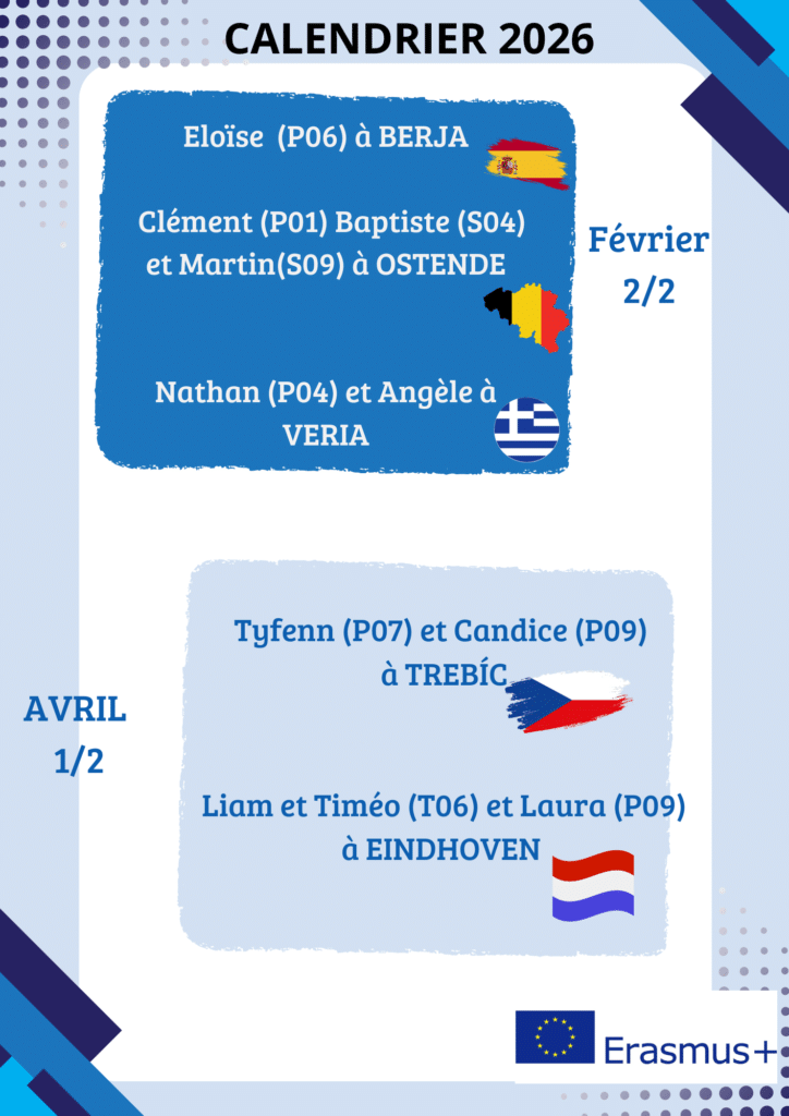 Calendrier des mobilités individuelles 2 2 mob