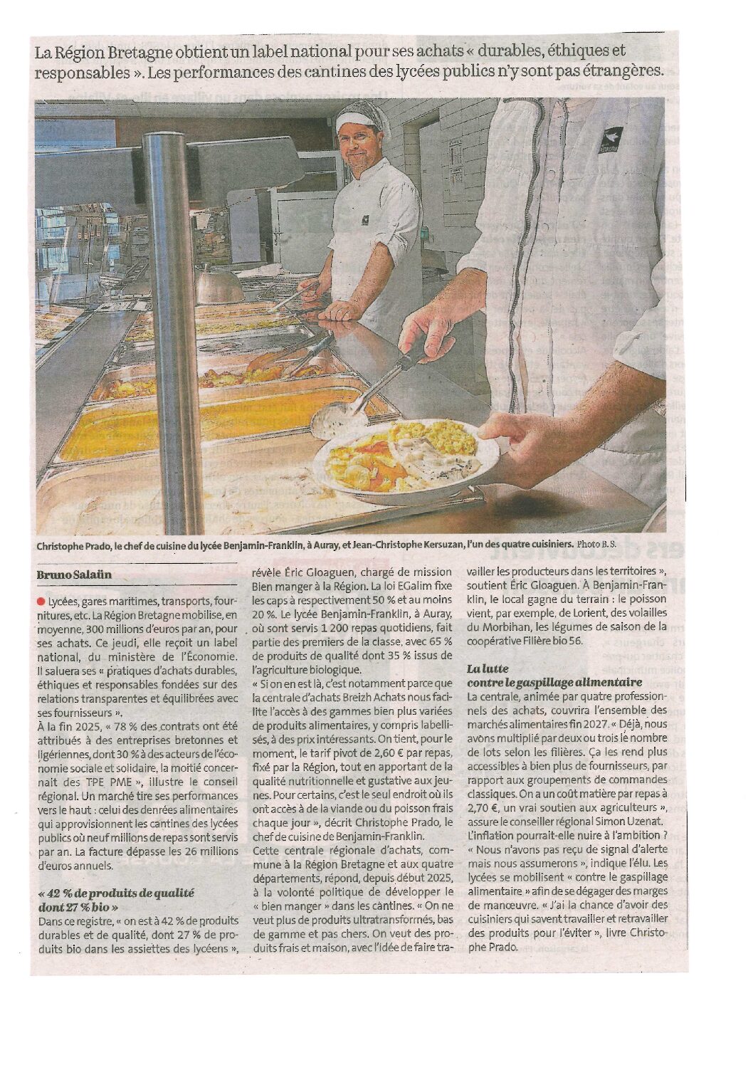 notre cantine a lhonneur pdf